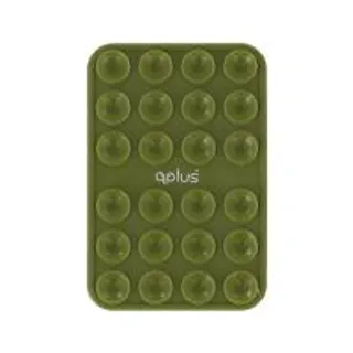 แผ่นแปะโทรศัพท์ QPLUS Silicon Suction Phone Green (8855879798280)