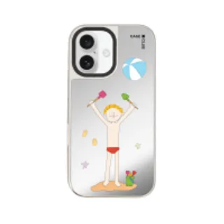 iPhone 16 Mirror Case MagSafe Beach Kids (88528799927178852879474213)