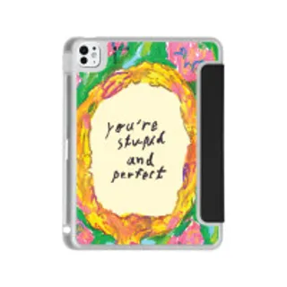 iPad Pro 11" (2024) Clear Black Mirror Quote by Juli Baker (88528792829318852879005011)