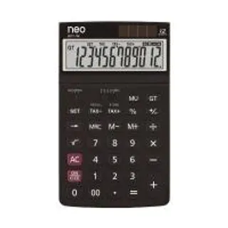 Neo เครื่องคิดเลข 12 หลัก นีโอ รุ่น 2321T-12 สีดำ (MKP0947971)
