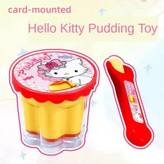 WEIHUIMEI แท้จริง ของเล่นพุดดิ้ง ของเล่นเสริมพัฒนาการเด็ก บทบาทสมมติ ของเล่นป้อนอาหารพุดดิ้ง เกมบ้านจำลองสไตล์ญี่ปุ่นที่สร้างสรรค์ ของเล่นเสริมพัฒนาการ ของเล่นเด็ก