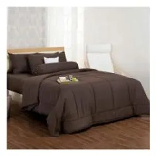 ชุดผ้าปูที่นอน 6 ฟุต 6 ชิ้น FOUNTAIN COLOR 70201-FT BROWN (1213877)