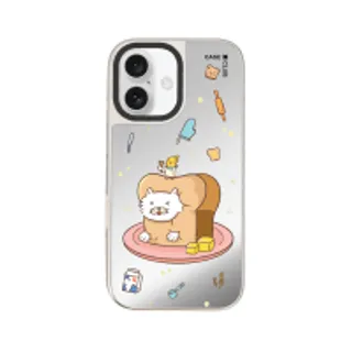 iPhone 16 Mirror Case MagSafe Bread Persian Cat (88528799927178852879362077)