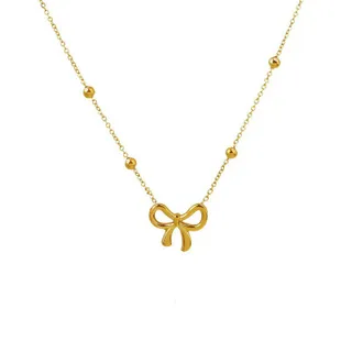 Clemine สร้อยคอจี้โบว์กลวงแฟชั่นแมทช์ง่ายสำหรับผู้หญิงการออกแบบเฉพาะกลุ่มที่เรียบง่ายหรูหราหรูหราระดับไฮเอนด์เครื่องประดับโซ่กระดูกไหปลาร้า