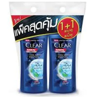 เคลียร์เมนแชมพูคูลสปอร์ตเมนทอลแอนตี้แดนดรัฟ 350มล. 1แถม1 Clear Men Cool Sport Menthol Anti Dandruff Shampoo 350ml. 1Free1 (8851932410151)