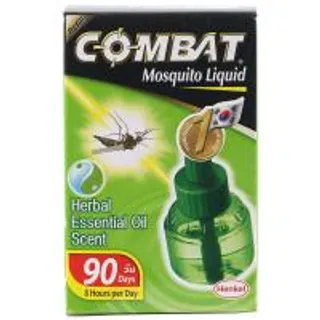 คอมแบทชนิดเติมสูตรน้ำไล่ยุงกลิ่นฮอร์บัลเอสเซนเชียลออยล์ 56วัน Combat Mosquito Liquid Herbal Essential Oil Scent Refill 56day (8809004777961)