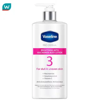 Vaseline วาสลีน โปร เดอร์มา ไบรท์เทนนิ่ง วิธ ไนอาซินาไมด์ บอดี้ โลชั่น3 465 มล.