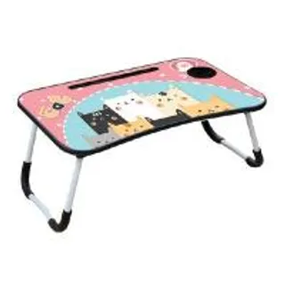 โต๊ะแล็ปท็อป ซี ทัชพ้อยท์ ลายแมว 40X60 ซม. (A015474)