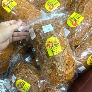 โปร น้ำพริกหนังไก่ชิ้นเล็ก/น้ำพริกอกไก่/น้ำพริกพรีเมี่ยม  halal