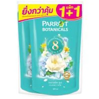 แพรอทโบตานิคอลกลิ่นคลาสสิคคูลถุงเติม 400มล. แพค 2 Parrot Shower Cream Classic Cool Refill 400ml. Pack 2 (8851929017554)