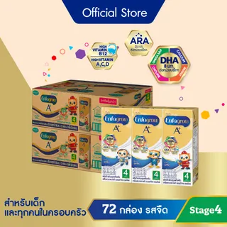 นมกล่อง เอนฟาโกร ยูเอชที สูตร4 ชนิดจืด (36 กล่อง) x2 ลัง Enfagrow UHT Stage4 Plain (36 boxes) x2 cases *แพ็คเกจอยู่ระหว่างการเปลี่ยนแปลง