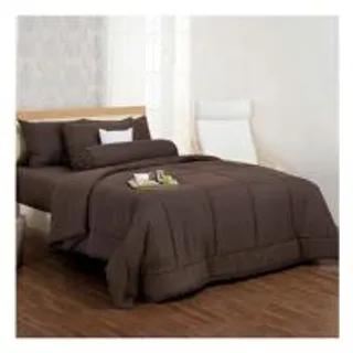 ชุดผ้าปูที่นอน 5 ฟุต 5 ชิ้น FOUNTAIN COLOR 70102-FT BROWN (1213940)