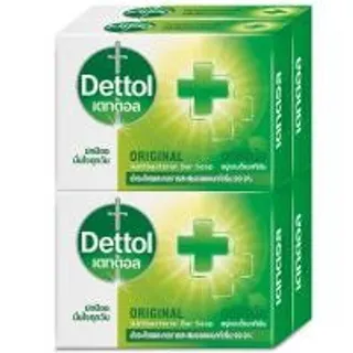 เดทตอลสบู่ก้อนสูตรออริจินัล 60กรัม แพค 4 Detol Bar Soap Original 60g. Pack 4 (8850360022516)