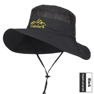 หมวกบังแดดบังแดด Seluruh Wajah VINTLOOK หมวกบังแดดปั่นจักรยานกลางแจ้งดีไซน์ปีกกว้าง Topi Bucket Topi Memancing ใช้ได้ทั้งชายและหญิง