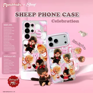 [For iPhone/S23Ultra/S24Ultra/S25Ultra MS Monchhichi Celebration] Monchhichi Collection เคสสำหรับไอโฟน มอนชิชิ มีMagnet