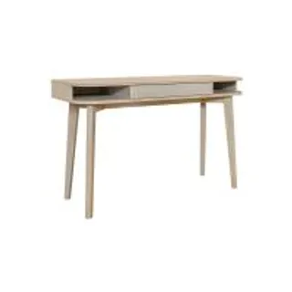 Rina Hey โต๊ะทำงานพร้อมที่ชาร์จไร้สาย MOKKA/120 สี ไม้ธรรมชาติ (MKP1510483)