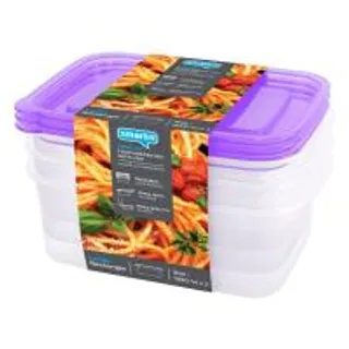 สมาร์ทเตอร์ชุดกล่องอาหาร 3 ชิ้น 1050มล. รุ่น 31326 Smarter Food Keeper set of 3 1050ml. No. 31326 (8853474097890)