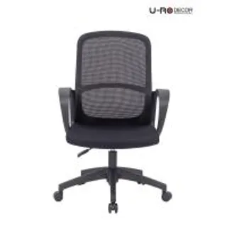 U-RO DECOR NAILA (เนลล่า) เก้าอี้สำนักงาน สีดำ (MKP1923149)