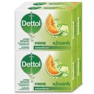 เดทตอลสบู่ก้อนสูตรไฮเดรทติ้ง 60กรัม แพค 4 Dettol Bar Soap Hydrating 60g. Pack 4 (8850360028884)