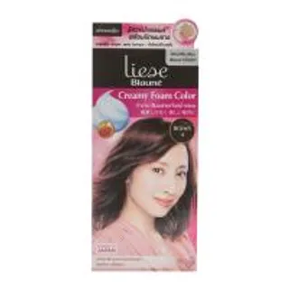 ลิเซ่โฟมเปลี่ยนสีผมโบลว์เน่น้ำตาลธรรมชาติ 4 Lise Blaune Brown Hair Color Foam 4 (4901301511270)