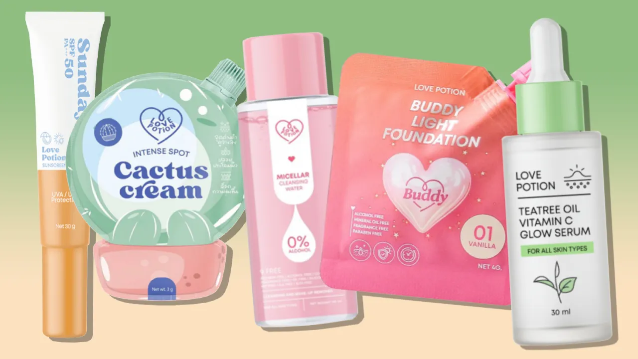 แนะนำไอเทม Love Potion น่าซื้อ มีอะไรบ้าง ดูแลปัญหาสิว ผิวนุ่มชุ่มชื้น