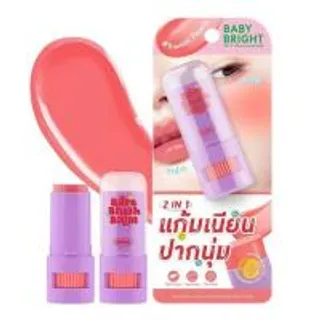 Baby Bright บาล์มบลัช Bare Blush Balm 5 กรัม #Sweet Peach (365949-734714010)