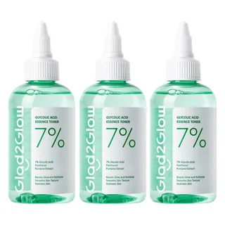 Glad2Glow โทนเนอร์ การผลัดเซลล์ผิว ลดรูขุมขน ผิวขาวใสเรียบเนียน 7% Glycolic Acid Essence Toner 100ml