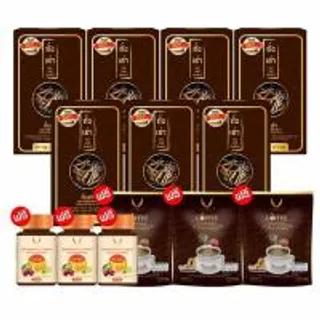 Donutt ถั่งเช่า ผสมมัลติวิตามิน บี 30 แคปซูล/กล่อง (แพ็ก 7 กล่อง) (346904-706019010)