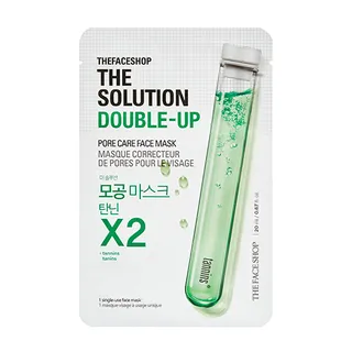 THE FACE SHOP THE SOLUTION DOUBLE-UP PORE CARE FACE MASK