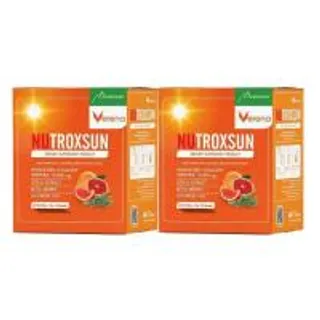 Verena นูทรอกซ์ซัน บรรจุ 10 ซอง แพ็กคู่ แถมแก้วเชคแบบมีฝาปิด สีขาว 1 ใบ (351330-637203010)