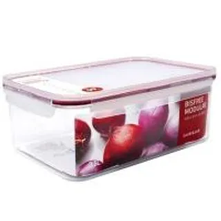ล็อคแอนด์ล็อคกล่องอาหารสีแดงBisfree Modularขนาด 3.5ลิตร Lock&Lock Food Container Bisfree Modular Red Size 3.5ltr. (8935255816101)