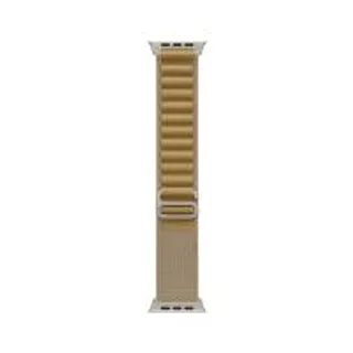Apple Watch 49mm Tan Alpine Loop - Large - Natural Titanium Finish (195949659201)