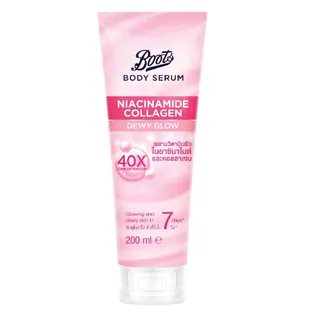 Boots Body Serum Niacinamide Collagen Dewy Glow 200Ml บู๊ทส์ บอดี้ ซีรั่ม ไนอาซินาไมด์ คอลลาเจน ดิวอี้ โกลว์ 200มล.