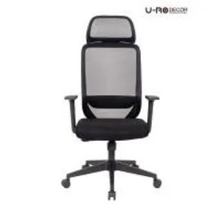 U-RO DECOR JAYLEN (เจเลน) เก้าอี้สํานักงานพนักพิงสูง สีดำ (MKP1923137)