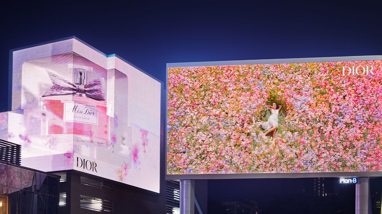 DIOR ฉลองความสำเร็จกับยอดขายน้ำหอมอันดับหนึ่งในไทย ผ่านสื่อ OUT OF HOME 3 มิติ เป็นครั้งแรก 
