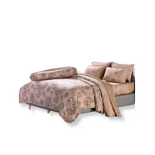 JESSICA BEDDING ชุดผ้าปูที่นอน 6 ฟุต 6 ชิ้น (คิงไซส์) รุ่น TENCEL 500 เส้นด้าย T857 สีน้ำตาลอ่อน (MKP1873925)