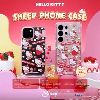 [For iPhone MS & Samsung Hello Kitty] Hello Kitty Collection เคสสำหรับไอโฟน และเคสS23 S24 S25 S26 Ultra ฟรีสายห้อย คิตตี