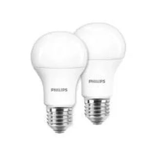 หลอด LED PHILIPS BULB A60 10 วัตต์ เดย์ไลท์ แพ็ก 2 ชิ้น (1087846)