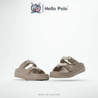 Hello Polo รองเท้าแตะแบบสวม รองเท้าแตะสายคาดคู่ รองเท้าสำหรับผู้ชายและผู้หญิง EVA แฟชั่น เบาสบาย กันน้ำ พื้นนุ่ม Size 36-45 รุ่น HP8051