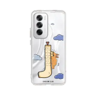 Oppo Reno 12 Clear Case French Bull Dog Bite (88528795107068852879241099)