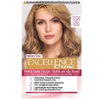 เอกซ์เซลเล้นซ์ครีมเปลี่ยนสีผมบลอนด์ 7.01 Excellence Cool Blonde Hair Colour Cream 7.01 (8991380407010)