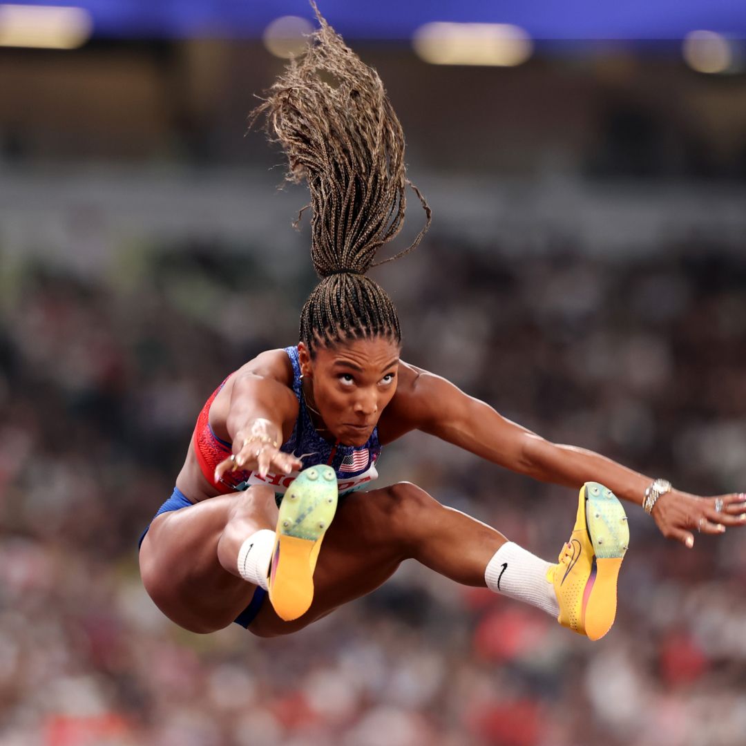 Tara Davis Woodhall แชมป์โลกวิ่งกระโดดไกล ที่อยากให้โลกเห็นความมุ่งมั่นของนักกีฬาหญิง