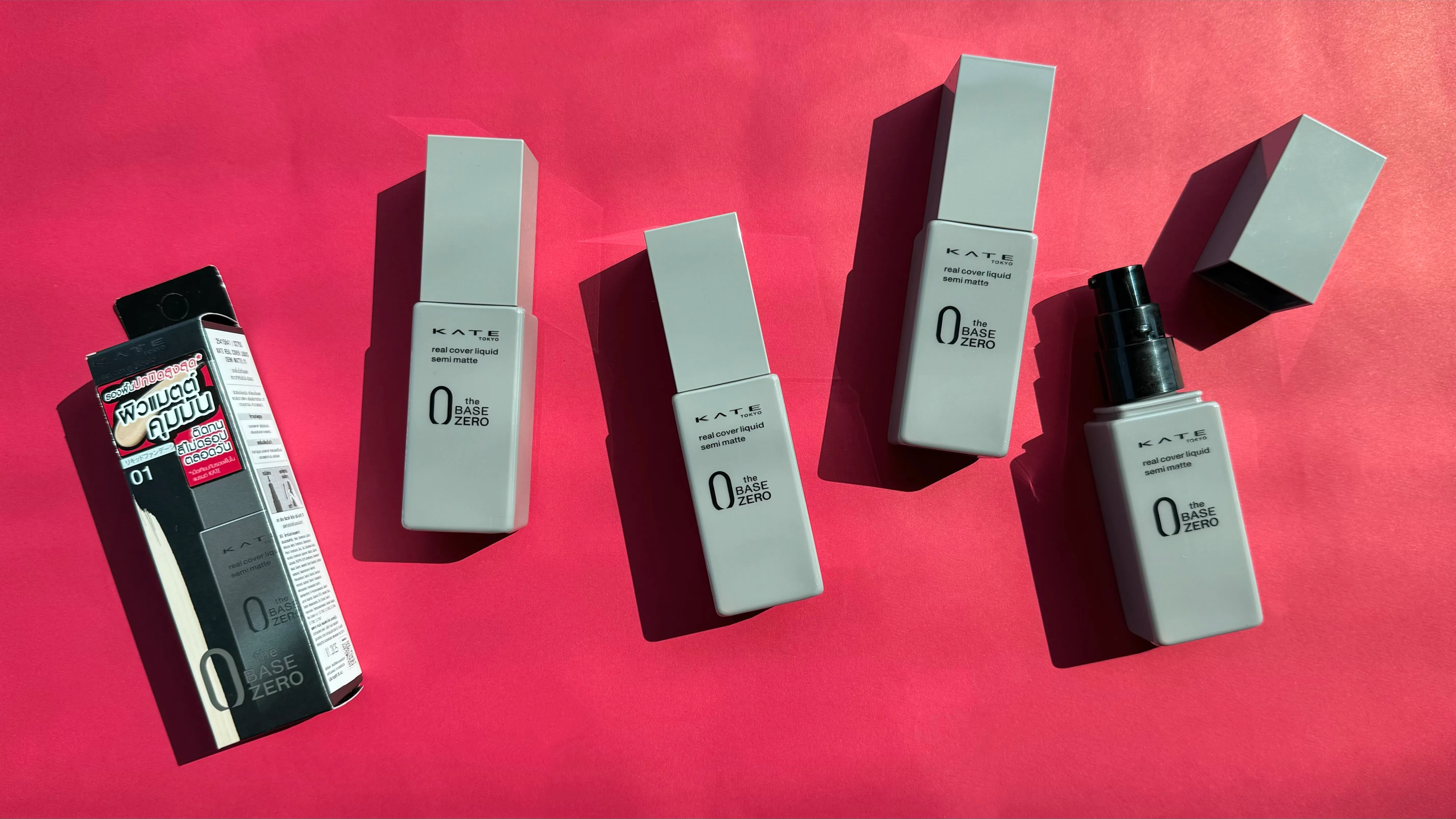 รีวิวรองพื้น KATE ขวดเทา แมตต์แต่ไม่แห้ง ปกปิดดี คุมมันเก่ง ไม่คราบ ไม่เยิ้ม