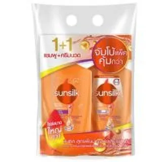 ซันซิลแชมพูแดเมจรีสโตร์ 475มล.แพคพิเศษแชมพูแถมครีมนวดผม 450มล. Sunsilk Damage Restore Shampoo 475ml. Bonus Pack Shampoo&Conditioner 450ml. (8851932430760)