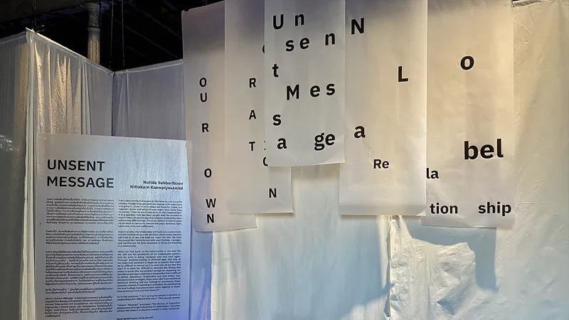 Unsent Message : Interactive Art ที่พาย้อนไปหาคนในความทรงจำ เพื่อพูดสิ่งที่เก็บซ่อนในใจ