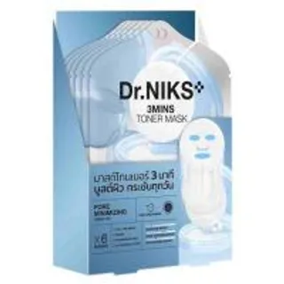 ดร.นิกส์ ทรีมินิทส์ โทนเนอร์ มาส์ก พอร์ มินิไมซิ่ง 20 มล. (แพ็ก 6 ซอง) (327538-738338010)