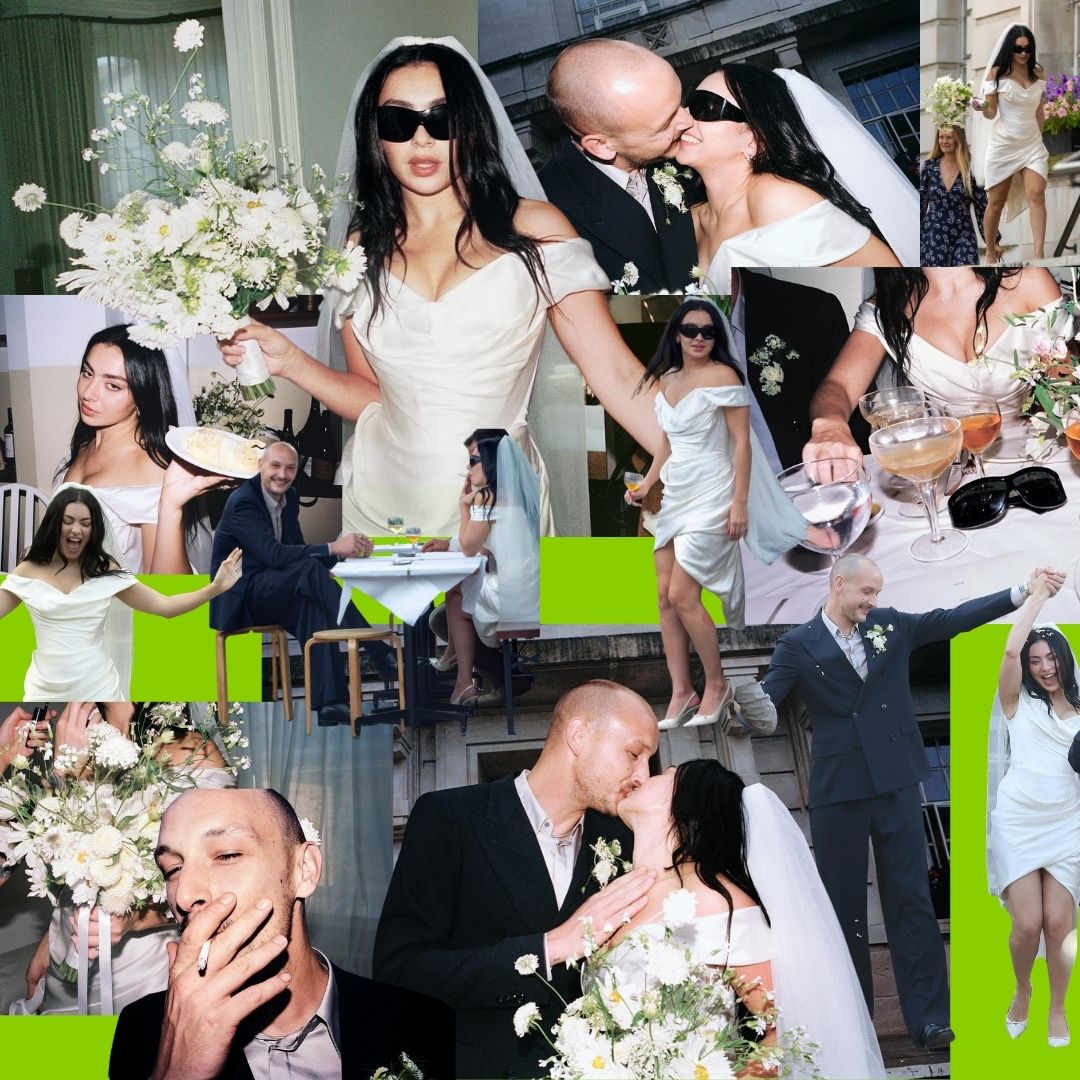 ลุค Anti-bride ของสาว brat ‘Charli XCX’ ที่โคตรตะโกนความเป็นเธอ และความเป็นเจ้าสาวนอกขนบผู้เป็นตัวเองที่สุดในวันแต่งงาน