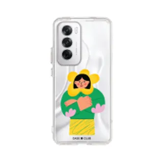 Oppo Reno 12 Clear Case Flower Girl (88528795107068852879494587)