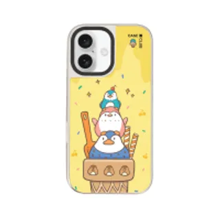 iPhone 16 Mirror Case MagSafe Sundae Penguin (88528799927178852879385083)