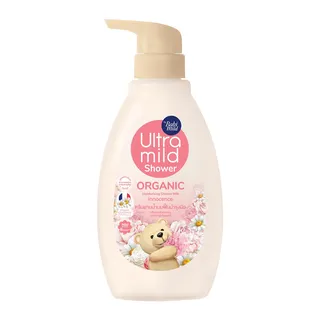 Babi Mild Ultra Mild Organic Moisturizing Shower Milk Innocent 380 Ml. เบบี้มายด์ อัลตร้ามายด์ ครีมอาบน้ำนมฟื้นบำรุงผิว กลิ่นอินโนเซ้นส์ 380 มล.